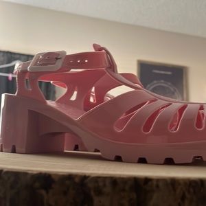 💰NEW Women's Sugar-01 Low Heel Jelly Slingback Sandal